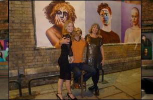 Rachell Smith / Khandiz Joni at London Art Wall Shoreditch special project